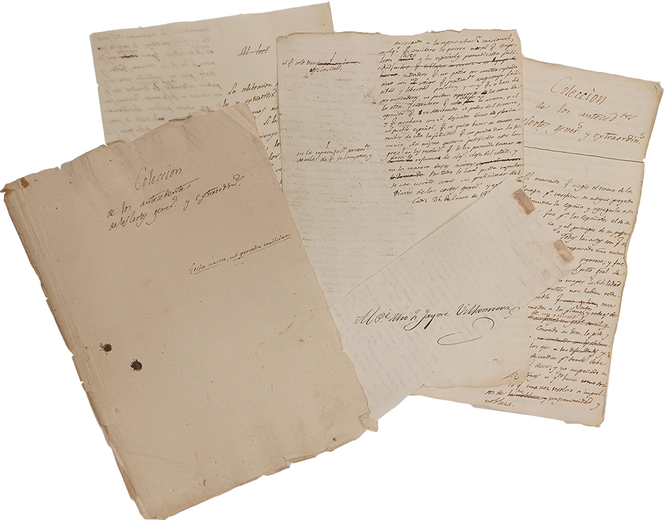 collage manuscrito
