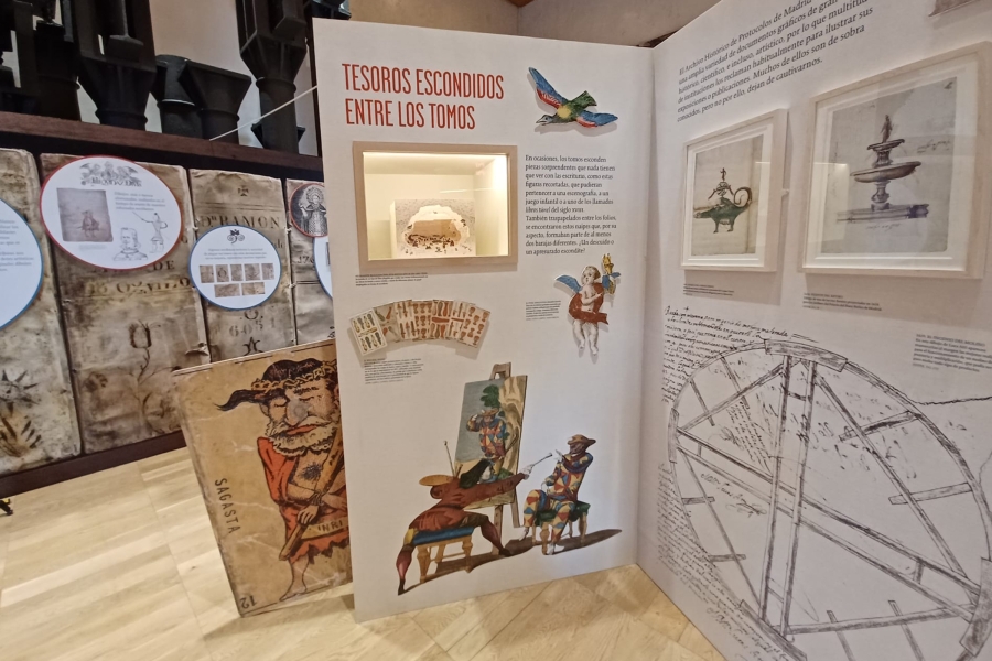 La Comunidad presenta la exposición ‘Lo nunca visto. Tesoros escondidos en los protocolos notariales’