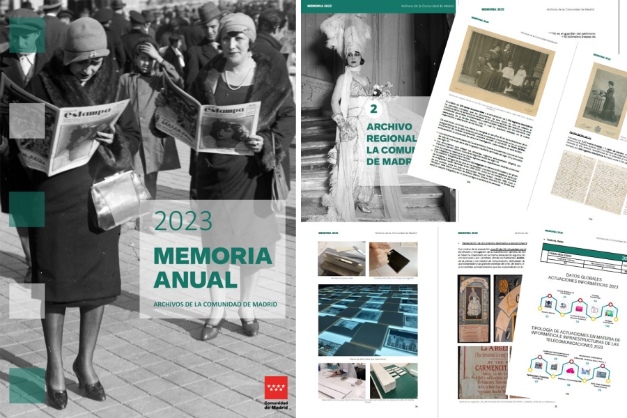 Los Archivos de la Comunidad de Madrid presentan su &#039;Memoria de actividades 2023&#039;