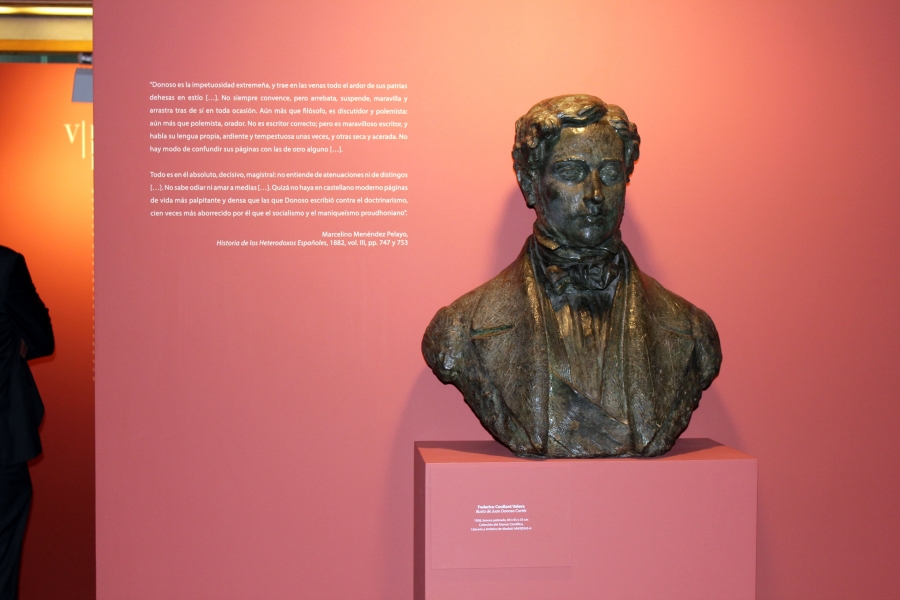Comienzan las visitas guiadas para ver la exposición sobre Donoso Cortés