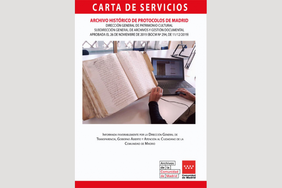 El Archivo Histórico de Protocolos presenta su Carta de Servicios