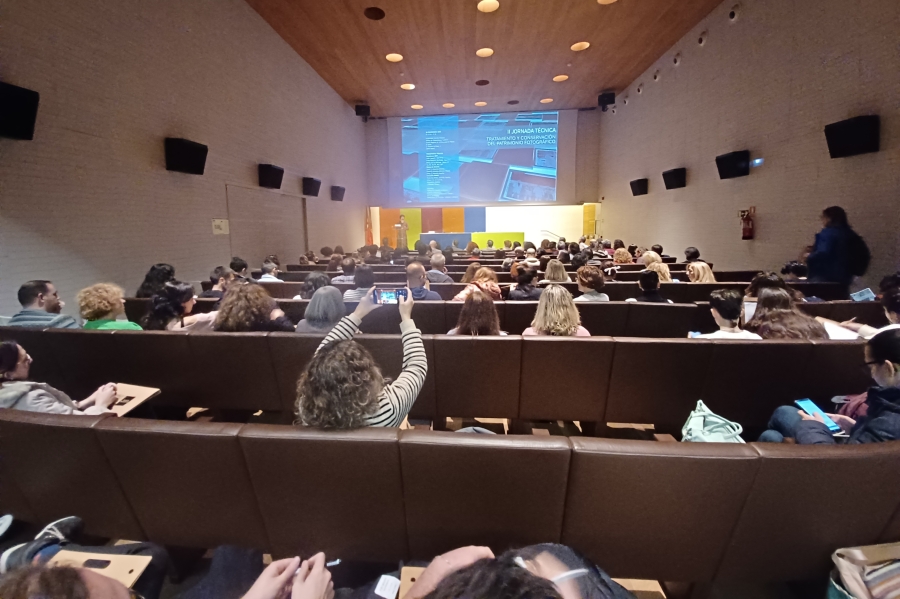 Aforo completo en la II Jornada T&eacute;cnica sobre Tratamiento y Conservaci&oacute;n del Patrimonio Fotogr&aacute;fico