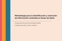La Comunidad publica un documento técnico para la identificación y valoración de la información contenida en bases de datos