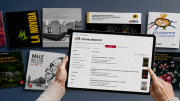 Imagen de publicaciones de Cultura, turismo y deporte en una tablet