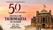 Cartel de la exposición 50 años de la escuela taurina de Madrid
