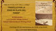 Invitación presentación al libro Paseillo por la Edad de Plata del Toreo