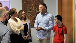 La consejera Dávila en el Centro Padre Zurita