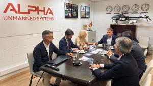 La consejera Albert en Alpha Unmanned Systems