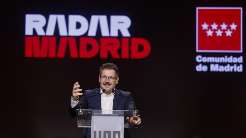 La Comunidad de Madrid participa en la creación de Radar Madrid, un mercado musical internacional para promover el talento español El consejero De Paco Serrano en la presentación de este nuevo evento cultural para la región