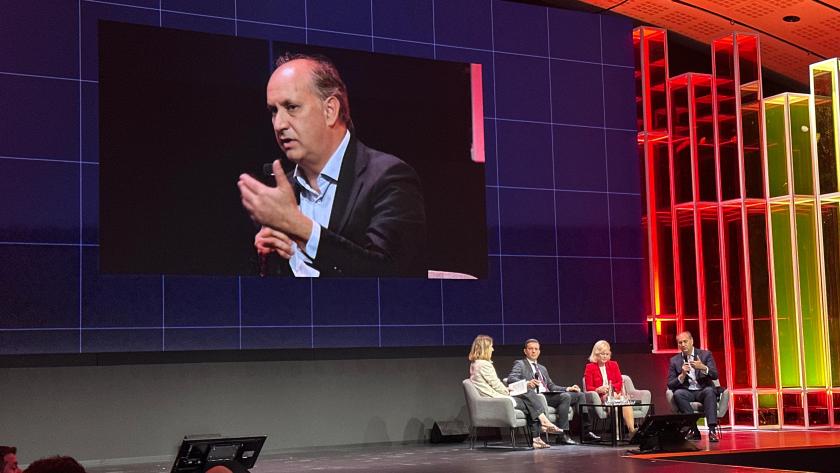 El consejero Miguel López-Valverde en el  foro AI On Summit 2026