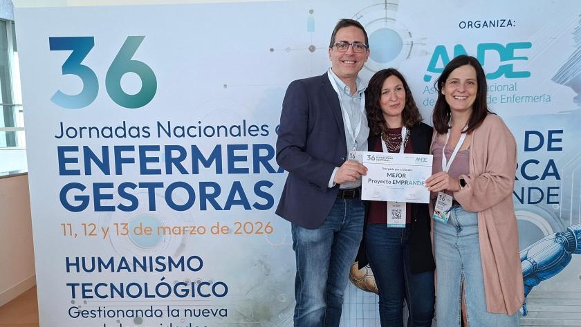 Profesionales de Enfermería galardonados en las jornadas nacionales de enfermeras gestoras