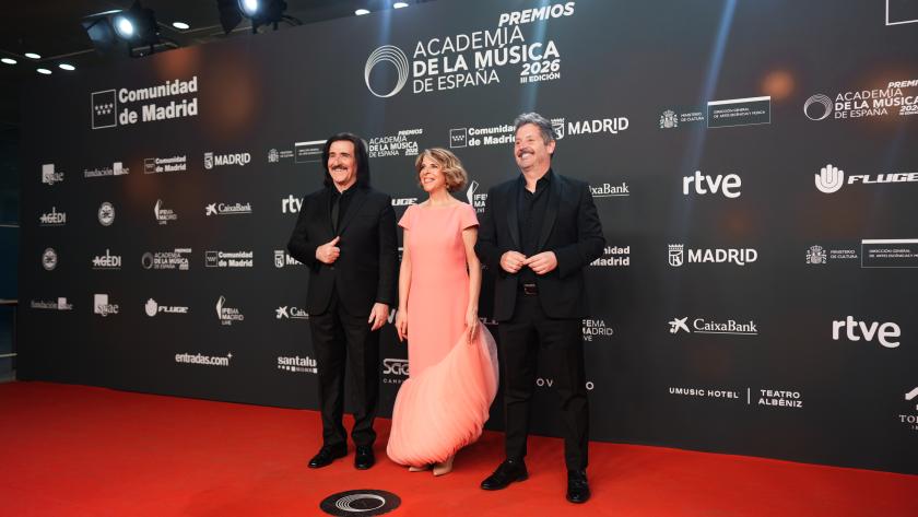 El consejero De Paco Serrano en los III Premios de la Academia Española de la Música