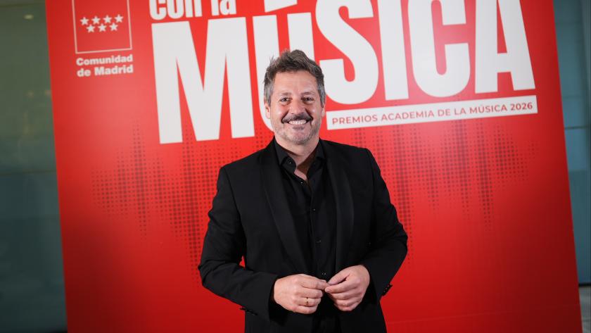 La Comunidad de Madrid patrocina los III Premios de la Academia Española de la Música El consejero De Paco Serrano en los III Premios de la Academia Española de la Música