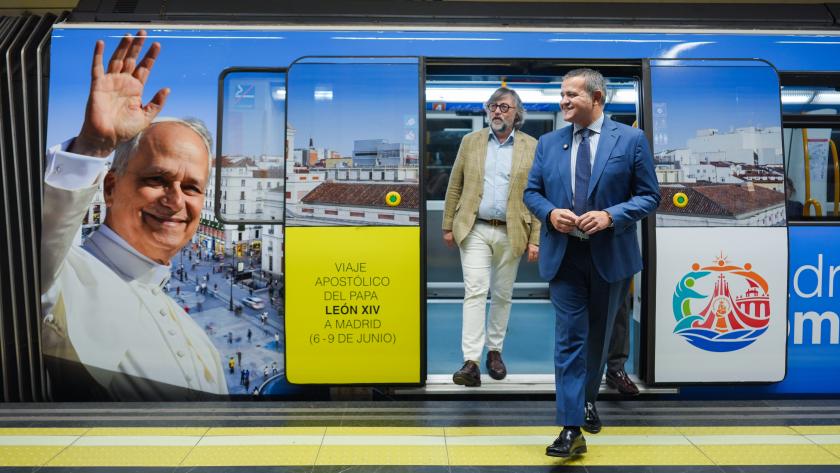 El consejero Rodrigo en la Línea 4 de Metro de Madrid