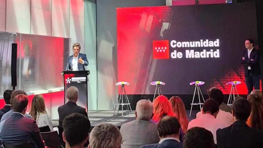 La Comunidad de Madrid presenta la quinta edición del torneo Premier Pádel P1 El director general de Deportes Alberto Tomé en la presentación de la quinta edición del torneo Premier Pádel P1