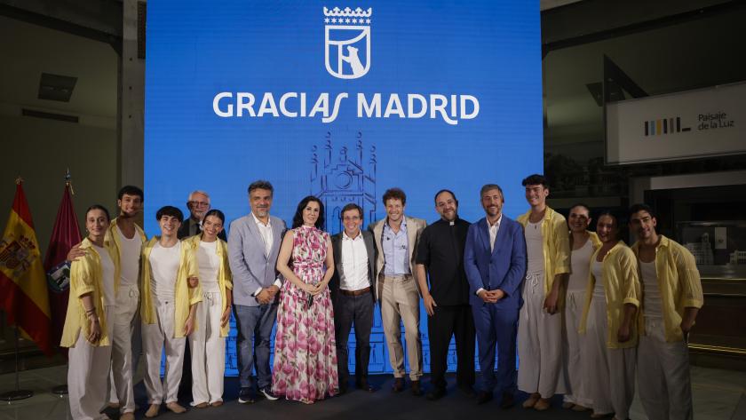 El consejero de Presidencia en el Palacio de Cibeles