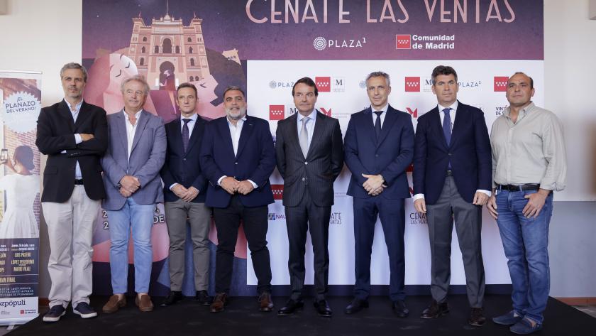 La Comunidad de Madrid presenta la VII edición de Cénate Las Ventas, una propuesta que combina gastronomía y tauromaquia El consejero Novillo presenta la VII edición de Cénate Las Ventas