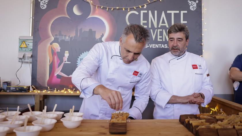 El consejero Novillo presenta la VII edición de Cénate Las Ventas