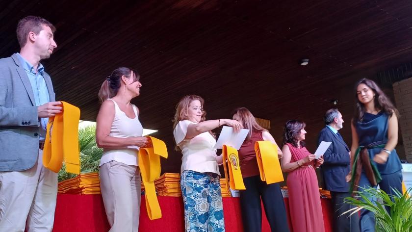 La consejera Matute en la graduación de 180 alumnos de Medicina formados en la LIII promoción de la Universidad Autónoma de Madrid