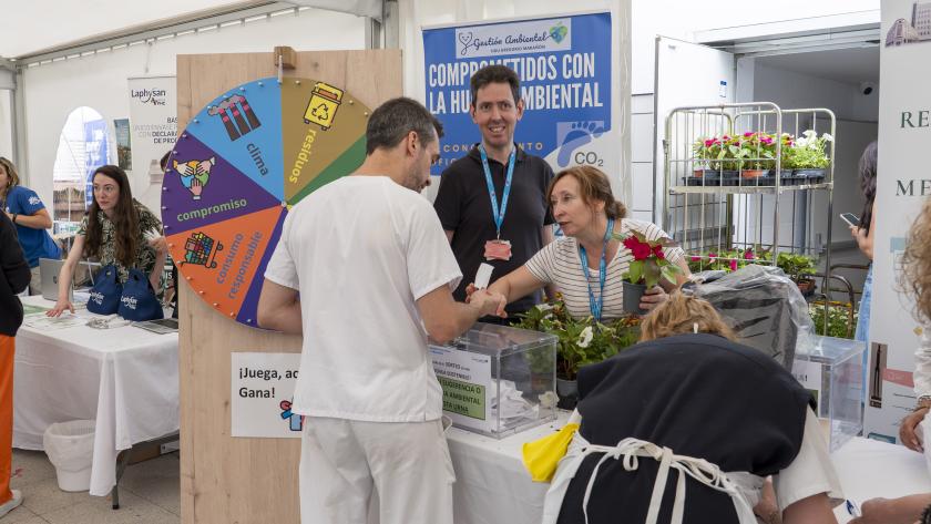 La Comunidad de Madrid celebra EcoMarañón para promover hábitos respetuosos con el medio ambiente entre los pacientes y profesionales sanitarios EcoMarañón en el Hospital Gregorio Marañón