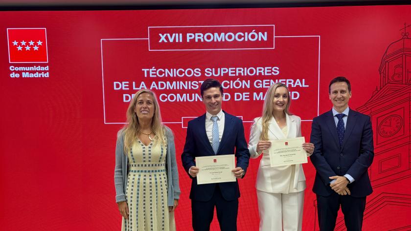 La Comunidad de Madrid refuerza el talento en su Administración pública con una nueva promoción de Técnicos Superiores La consejera Albert en la clausura la XVII promoción, celebrado hoy en la sede de la Consejería.