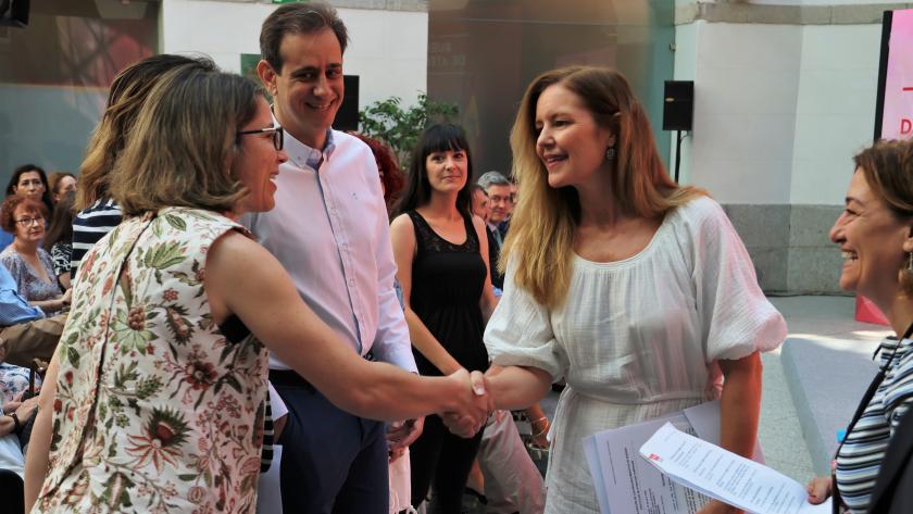 La consejera Dávila en la entrega de los Premios de Buenas Prácticas en Atención Temprana