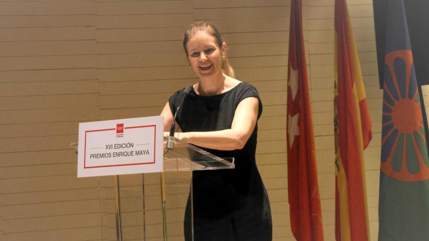 La consejera Dávila en los XVI Premios Enrique Maya