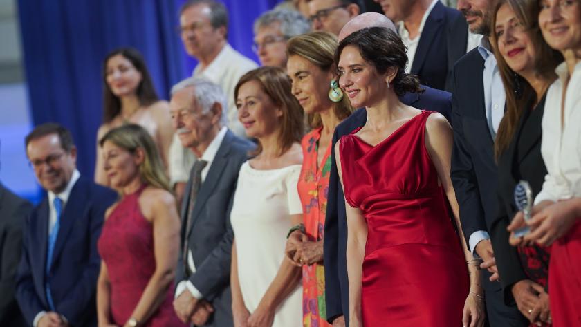 La presidenta Isabel Díaz Ayuso en la conmemoración del 75º Premios Planeta