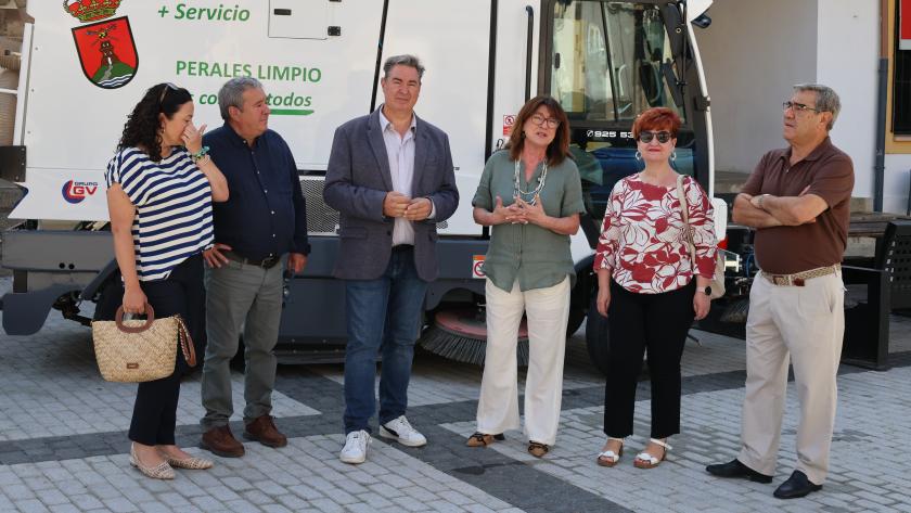 El viceconsejero Sánchez en Perales de Tajuña