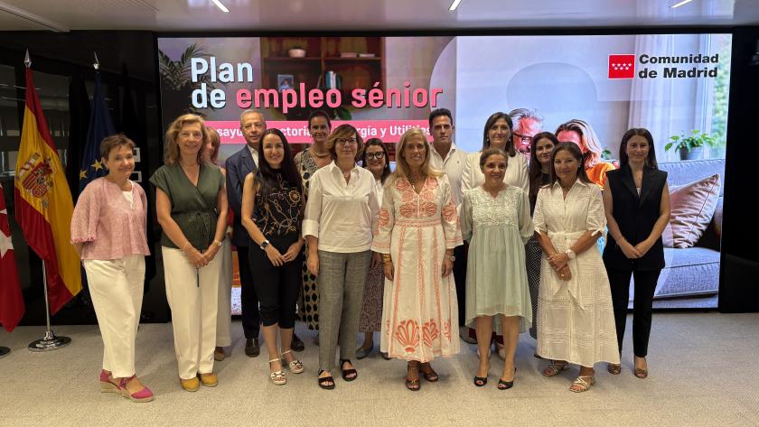 La Comunidad de Madrid ha incentivado la contratación indefinida de cerca de 2.000 personas mayores de 45 años a través del Plan de Talento Sénior La consejera Albert en un encuentro sectorial con empresas de energía y servicios públicos esenciales