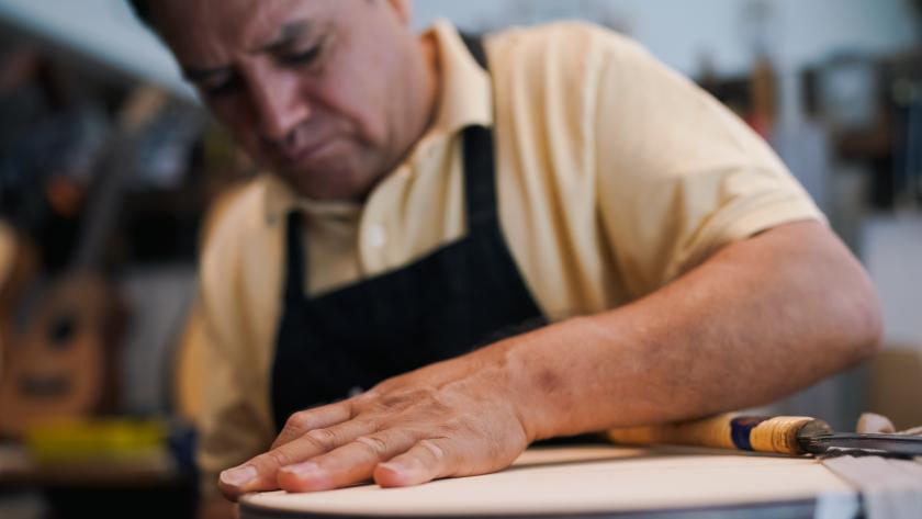 Hombre trabajando