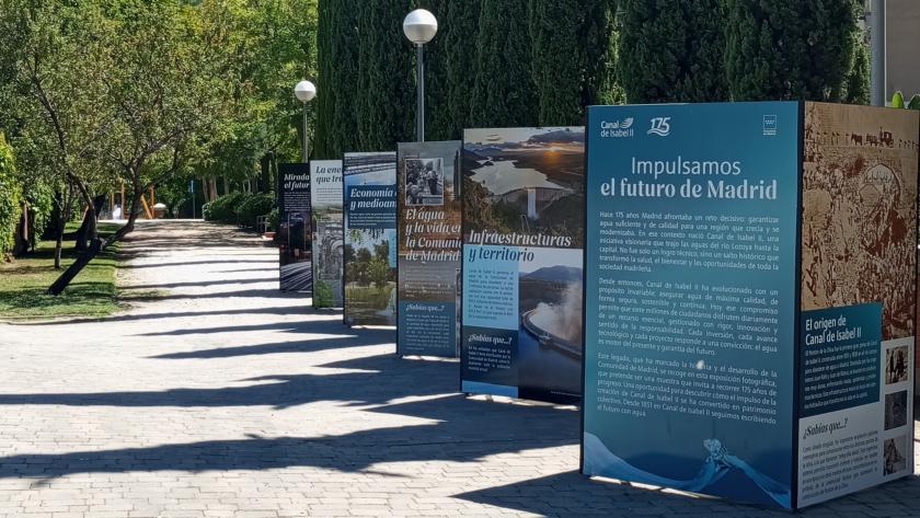 La Comunidad de Madrid presenta dos exposiciones fotográficas sobre los 175 años de historia de Canal de Isabel II Exposición Impulsamos el futuro de Madrid