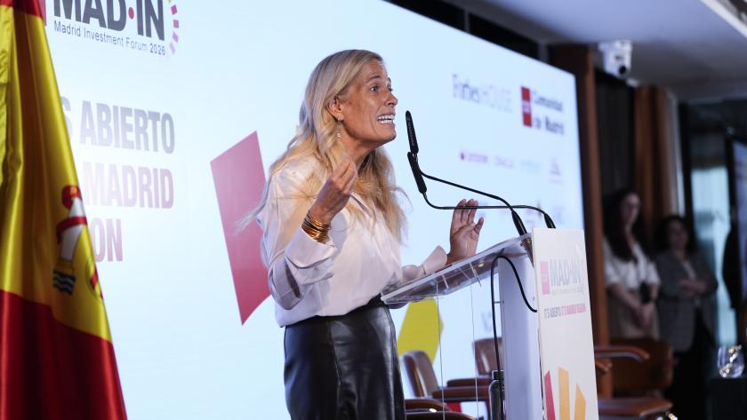 La consejera Albert en la jornada inaugural del III Madrid Investment Forum