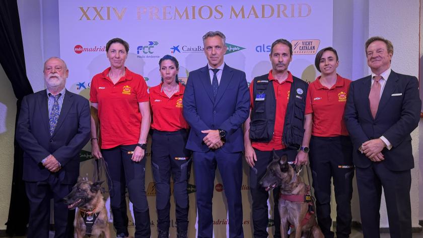 La Comunidad de Madrid, reconocida en los XXIV Premios Madrid Primera Plana por su labor en emergencias y en la gestión del agua El consejero Novillo en los XXIV Premios Madrid Primera Plana
