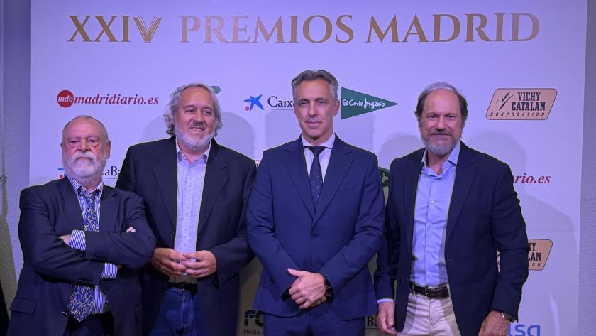 La Comunidad de Madrid, reconocida en los XXIV Premios Madrid Primera Plana por su labor en emergencias y en la gestión del agua El consejero Novillo en los XXIV Premios Madrid Primera Plana