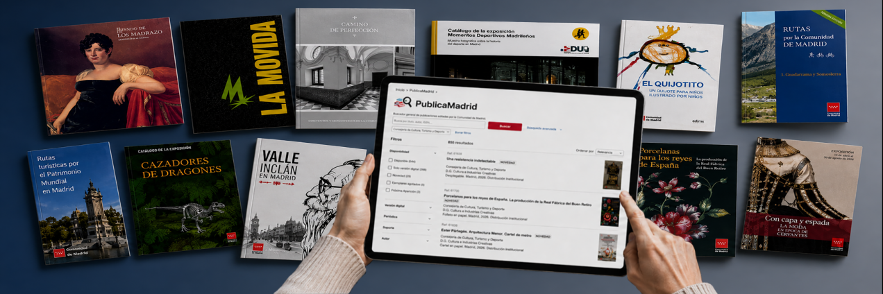 Imagen de publicaciones de Cultura, turismo y deporte en una tablet
