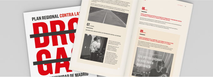 Image de la portada del plan regional sobre drogas