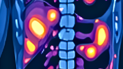 puntos de luz en una ilustración del interior del cuerpo humano