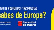 Cartel del concurso «¿Qué sabes de Europa?» 2026
