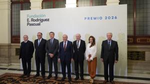 La consejera Matute en la entrega del Premio Eugenio Rodríguez Pascual 