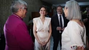 Díaz Ayuso asiste a una misa en la Basílica de Santa María de Guadalupe