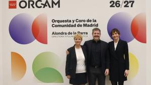 El consejero Mariano de Paco Serrano en la presentación de la nueva temporada de la ORCAM