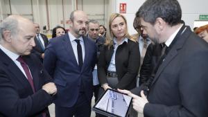 Pedro Rollán y Rosalía Gonzalo en la empresa Prologis