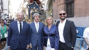 Garrido, Rollán, Gonzalo y de los Santos han asistido a los actos conmemorativos de la festividad de la Virgen de la Paloma