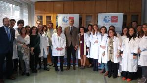 Ruiz Escudero durante la visita