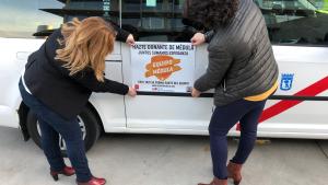 Los taxistas se suman a la campaña ‘Únete al equipo médula’ de la Comunidad de Madrid