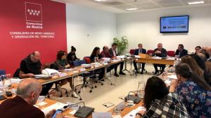 Pablo Altozano en la reunión para mejorar la movilidad en el Parque Nacional de la Sierra de Guadarrama
