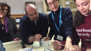 Pedro Rollán en el IES Emperatriz María de Austria