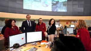 Díaz Ayuso en la Agencia de Seguridad y Emergencias Madrid 112 