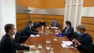 David Pérez se reúne con el alcalde de Torrejón de Ardoz